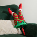 55cm Battery Operated Soft Animated Elf Kicking Legs Christmas Decoration