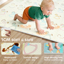 AIYAPLAY Baby Play Mat Double-Sided, Kids Crawling Mat for Toddlers