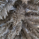 244cm / 8ft Wrapped Pencil Pine Grey Christmas Tree with 460 Tips
