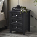 HARBOR 3 DRAWER BEDSIDE - ANTHRACITE