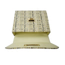 Gwendolyn Mini Straw Bag -  Grey