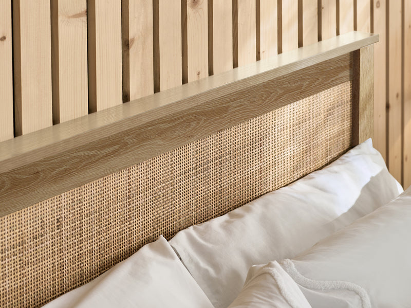 Padstow Ottoman 150Cm King Bed - Oak