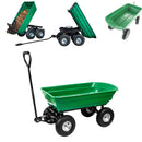 75L Heavy Duty Tipping Garden Dump Truck with 200kg Capacity with Wheels & Pull Handle
