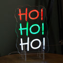 29cm Light Up Hanging Or Freestanding Christmas Ho Ho Ho Neon Sign
