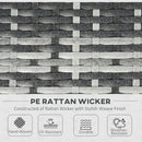 Outsunny Rattan Furniture Sofa Set - Grey