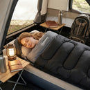 Outsunny Sleeping Bag For Adults, Lightweight & Compact Sleeping Bag, Black