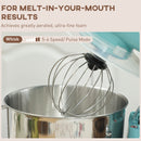 HOMCOM Electric Stand Mixer, 4.5L Food Mixer with Dough Hook, Whisk