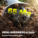 Outsunny Cordless Tiller, 18V Garden Rotavator with 2 x 4Ah Batteries