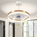 HOMCOM Ceiling Fan Light With 3 Colour, Timer, Reversible, Remote