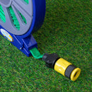 15m Lay-Flat Garden Hose Pipe with Storage Cassette