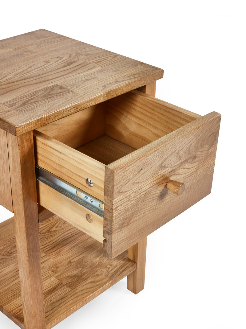 Coxmoor 1 Drawer - Oak