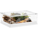 PawHut Reptile Terrarium, Vivarium Acrylic for Snake, Gecko