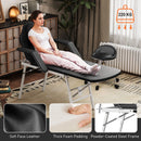 HOMCOM 3 Section Adjustable Massage Table, Beauty Bed for Spa, Lash,