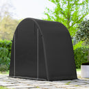 Outsunny 8 x 4 ft Garden Storage Shed Tent Bike Tent, Dark Grey