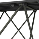 Outsunny Folding Camping Table for Outdoor Camping, Picnic, Hiking, Black