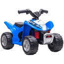 AIYAPLAY Honda Licensed Kids Electric Quad Bike 6V ATV 1.5-3 Years Red And Blue