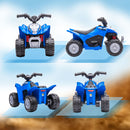 AIYAPLAY Honda Licensed Kids Electric Quad Bike 6V ATV 1.5-3 Years Red And Blue