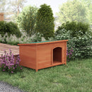 PawHut  Wooden Dog Kennel with Removable Floor, Openable Roof