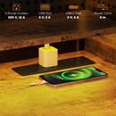 HOMCOM Gaming Desk with Monitor Stand and Sliding Keyboard Tray