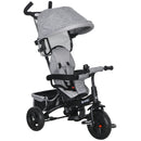 HOMCOM 6 In 1 Kids Trike, Stroller With Parent Handle