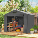 Outsunny Garden Storage Shed Tent Bike Tent, Dark Grey