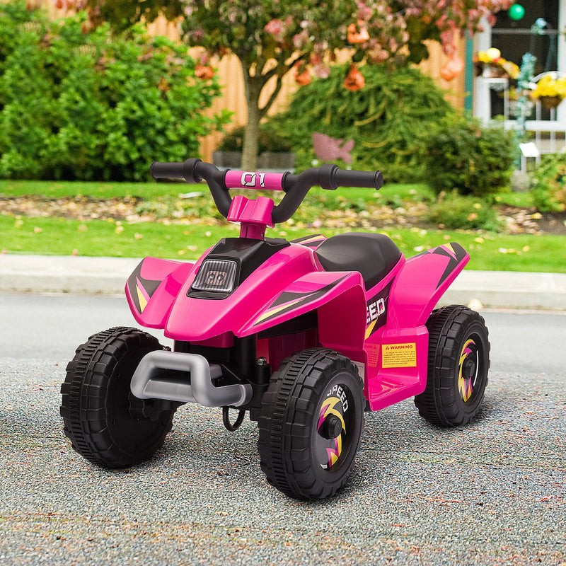 HOMCOM 6V Kids Electric Ride on Car  for 18-36 Months Old- Pink