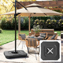 Outsunny Umbrella Weights for Cantilever Parasol, 2 PCS Parasol Base Weights