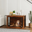 PawHut Dog Crate Furniture with Flip-up Top, 2 Doors