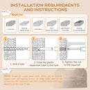 PawHut 4PCs Wall Mounted Cat Tree Cat Wall Shelves W/ Scratching Post - Dark Grey/Brown