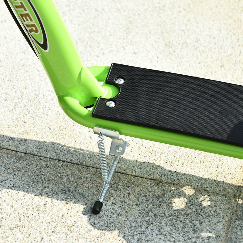 HOMCOM Kids Stunt Scooter With 12 Inch Rubber Wheels Adjustable Handlebar Green