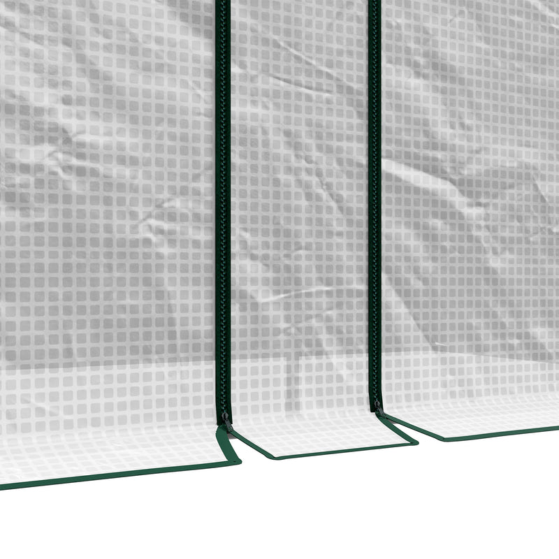 Outsunny 200 x 100 x 178cm Small Tomato Greenhouse with Roll-up Zipped Doors