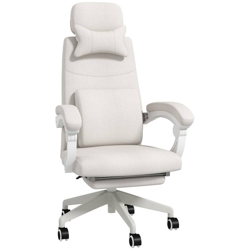 Vinsetto Home Office Chair Reclining Computer Chair w/ Lumbar Support