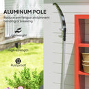 Outsunny 1.8-2.9 m Telescopic Tree Pruner, Tree Lopper Long Reach