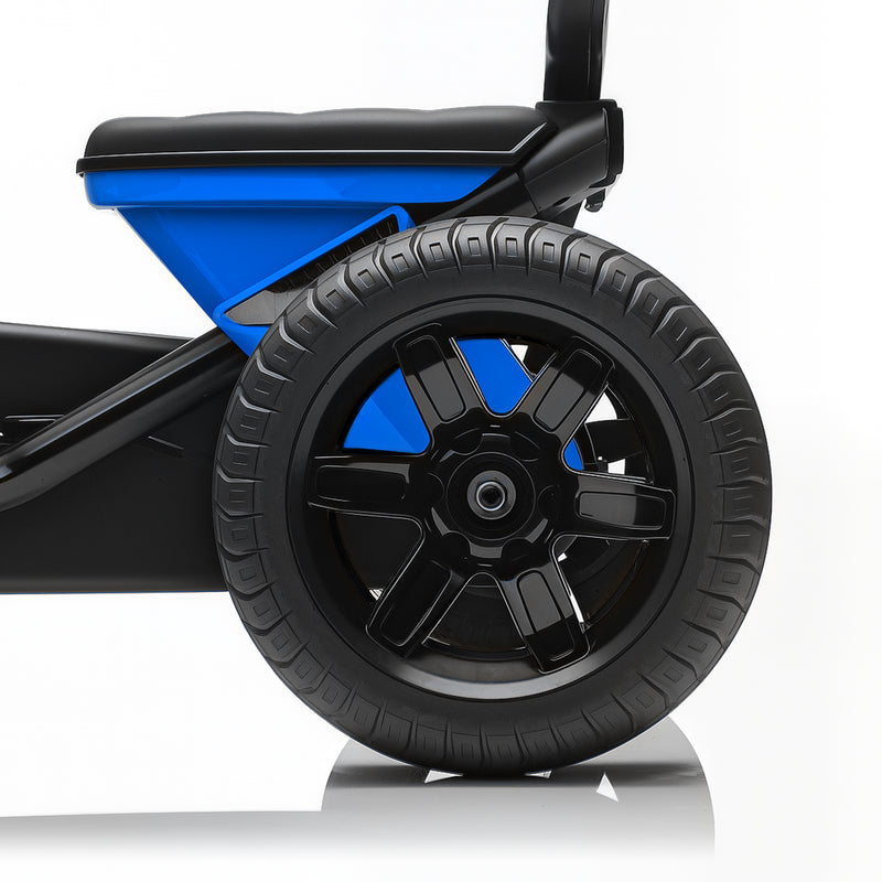 AIYAPLAY Pedal Go-Kart for Kids with Silent EVA Wheels, Metal Frame