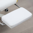 Vinsetto Racing Style Gaming Chair With Footrest Removable Rabbit Ears, Yellow