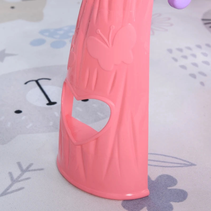 HOMCOM Dressing Table Playset - Pink Purple