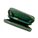 Snake Print Short Purse - Green