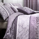 D & D Hanworth Duvet Cover Set In Heather