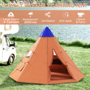 Outsunny 6-7 Person Large Family Party Camping Tent W/ Carrying Bag