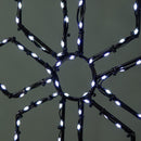 50cm x 44cm Light up FlexiBrights Christmas Snowflake with 165 White LEDs