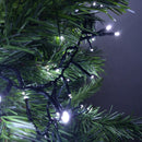 480 LED 6.2m Premier Clusterbrights Indoor Outdoor Multifunction Mains Operated Christmas Cluster Lights with Timer in Cool White