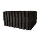 Samuel Alexander Black EVA Foam Floor Mats 60x60cm Interlocking Gym & Play Mats, Non-Slip, Water Resistant