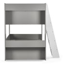 Parsec Bunk Bed Taupe & White