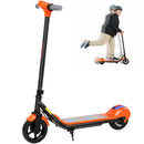 SPORTNOW Electric Scooter, Lightweight E Scooter With LED Display, Orange