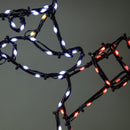 59cm x 45cm Light up FlexiBrights Christmas Santa Silhouette with 237 Multi-Coloured LEDs