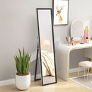 HOMCOM Floor Mirror Wall Mounted Leaning Standing Mirror