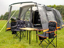 Henwick Padded Folding Camp Chair Orange & Black