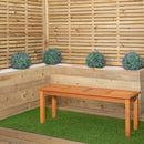 Samuel Alexander Coniston 2 Seater Outdoor Wooden Garden Bench Stool