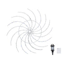 50cm Light Up Christmas Catherine Wheel With 96 Blue And White LEDs