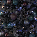 9.3m 720 LED Christmas Cluster String Lights with Timer in White & Warm White on Clear Cable
